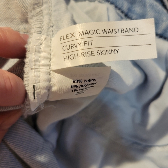 Lane bryant size 24 curvy high rise fit skinny jeans - Picture 5 of 7